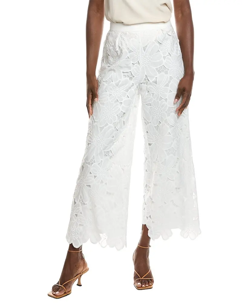 Gracia Floral Lace Wide Leg Pant 1