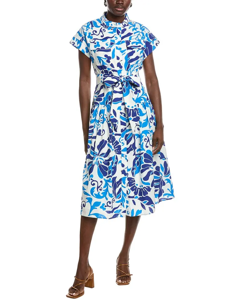 Gracia Floral Seaport Midi Dress 1