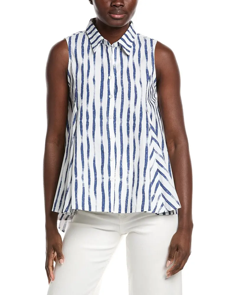 Gracia High Low Sleeveless Printed Top 1