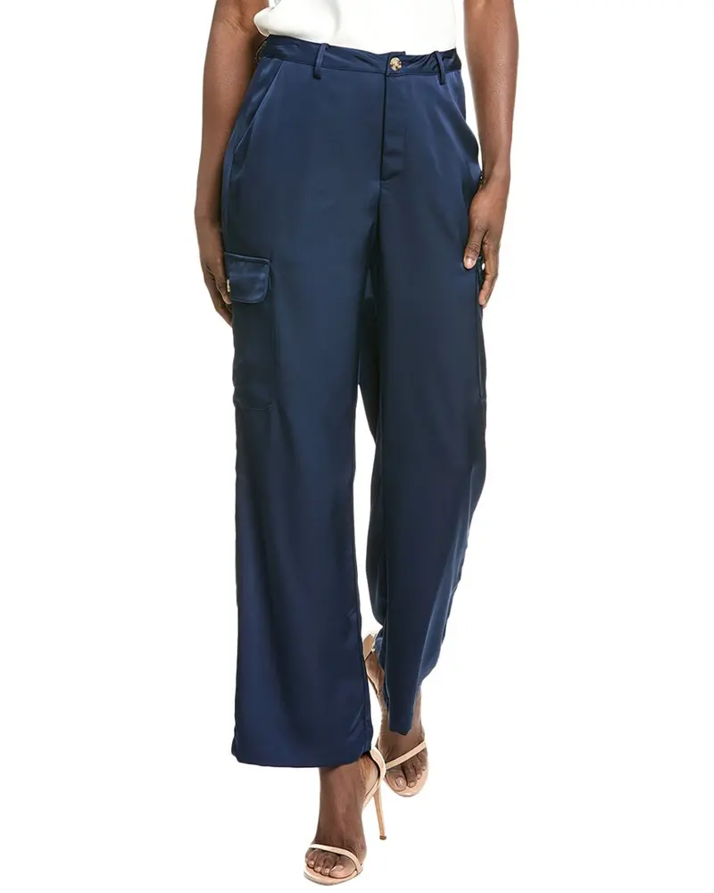 Gracia Satin Wide Leg Pant 1