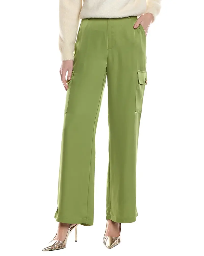 Gracia Satin Wide Leg Pant 1
