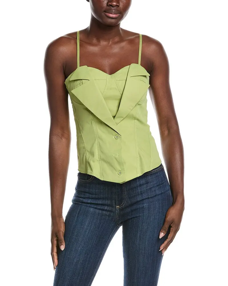 Gracia Zip-Up Corset Top 1