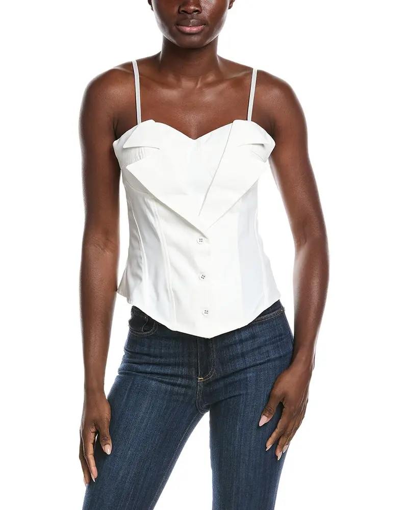 Gracia Zip-Up Corset Top 1