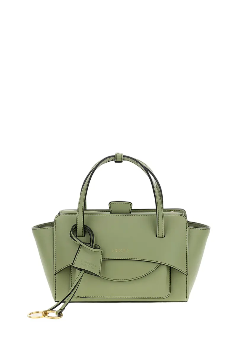Green Flap S Leather Crossbody Bag 1