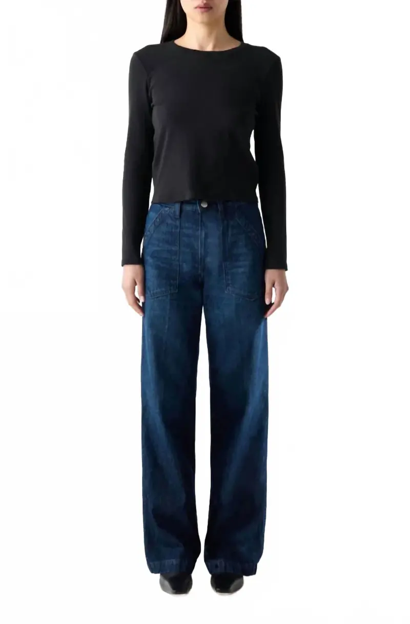 Greta High-Rise Wide-Leg Trousers In Heartthrob 1