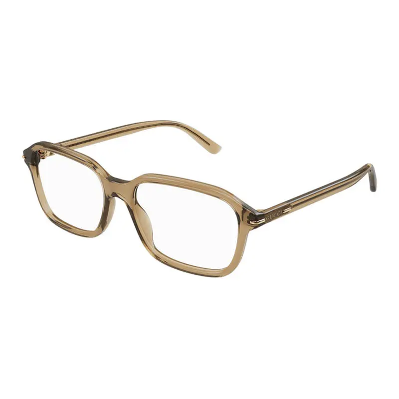 Gucci Eyeglasses Square Full Rim, Black Frame And Clear Demo Lenses Lens Gg1446o001 1
