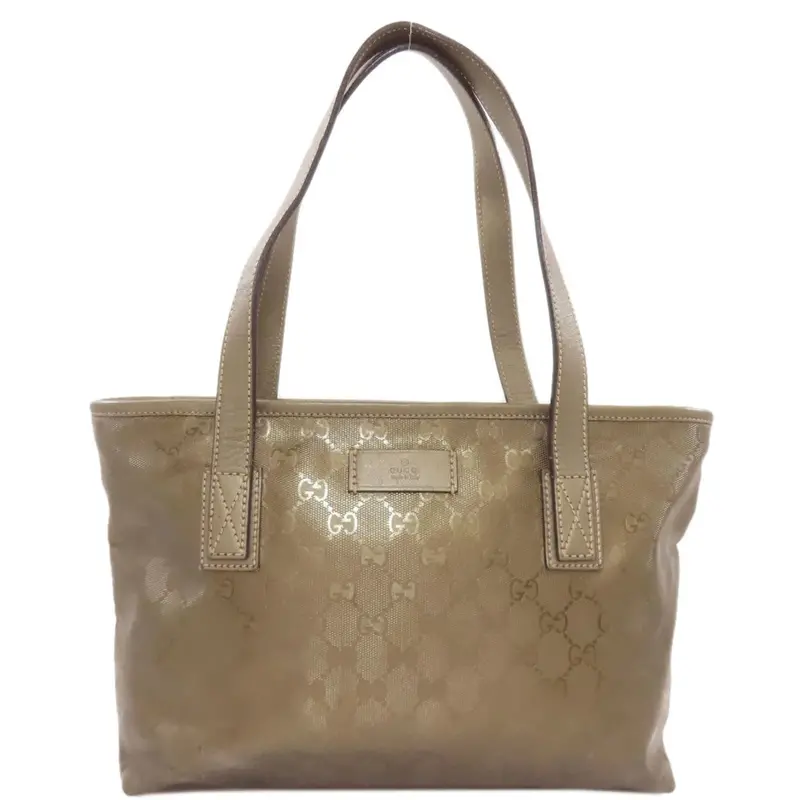 Gucci Gold Pvc Handbag (Pre-Owned) 1