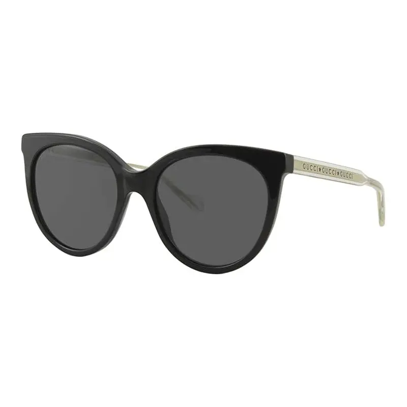 Gucci Sunglasses Cat Eye Full Rim, Black Frame And Grey Lens Gg0565s001 1