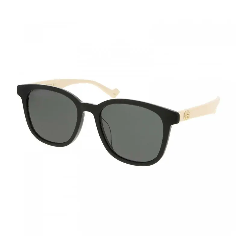 Gucci Sunglasses Oval Full Rim, Black Frame And Grey Lens Gg1001sk003 1