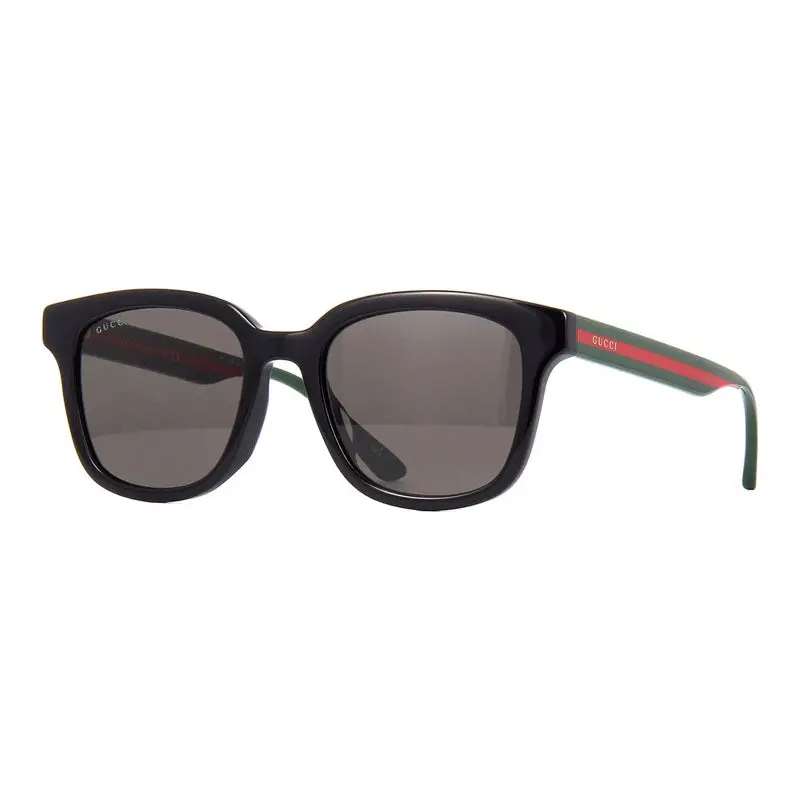 Gucci Sunglasses Square Full Rim, Black Frame And Dark Grey Lens Gg0847sk001 1