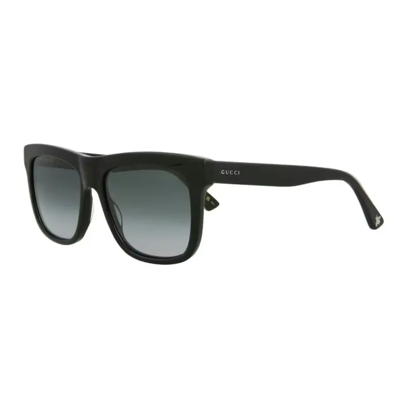 Gucci Sunglasses Square Full Rim, Black Frame And Grey Gradient Lens Gg0158sn001 1