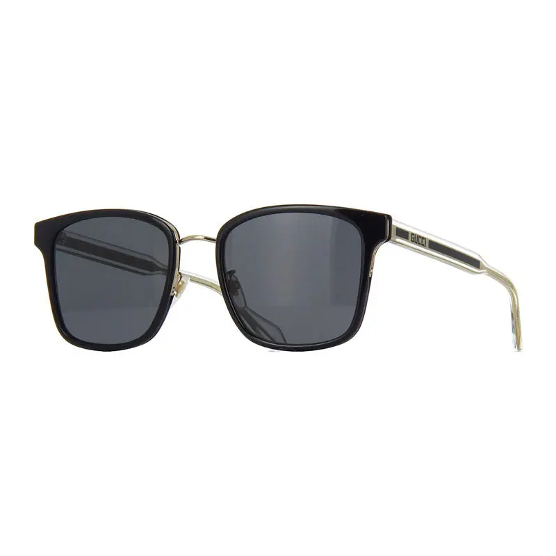 Gucci Sunglasses Square Full Rim, Black Frame And Grey Lens Gg0563sk001 1
