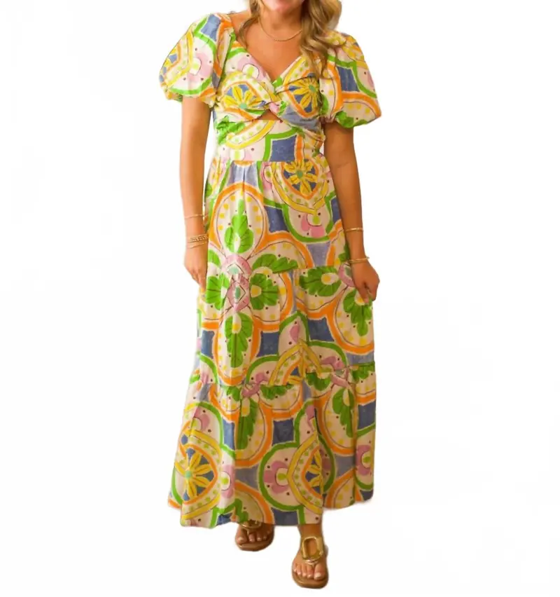 Gwen Maxi Dress In Florencia 1