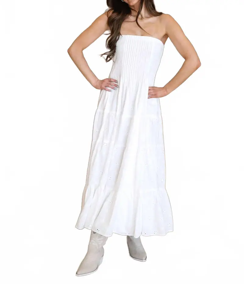 Hadley Dress In White 1