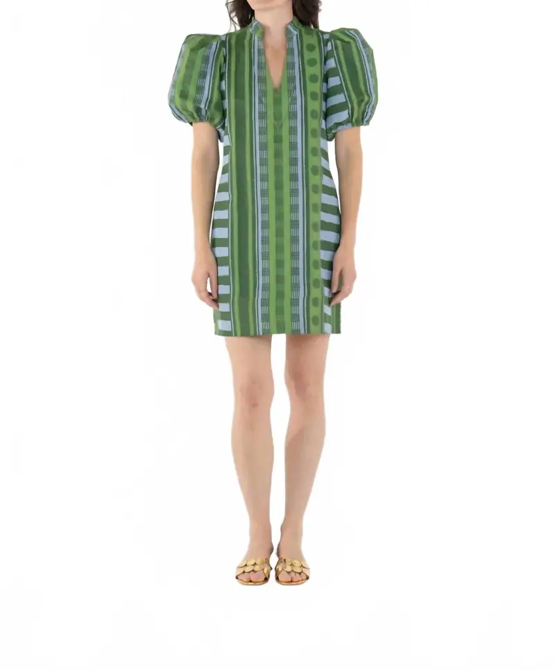 Hampton Mini Dress In Forest Jubilee 1
