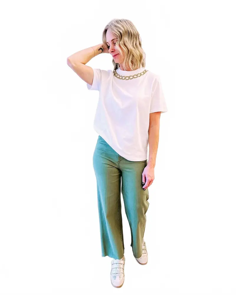 Harmony Tee Shirt In White 1