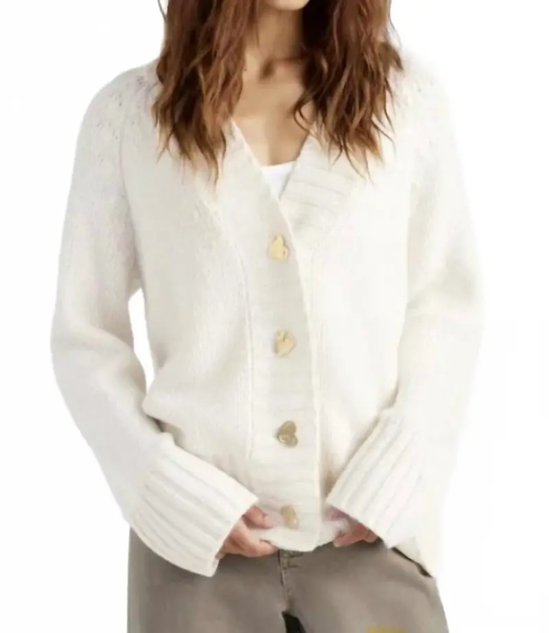 Hartley Cardigan In Snow 1