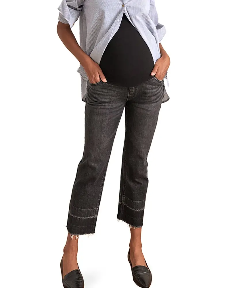 Hatch Maternity The Over The Bump Straight Maternity Jean 1