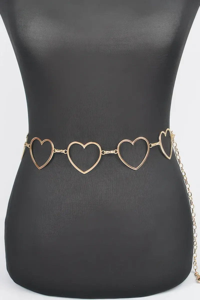Heart Shape Chain Belt 1