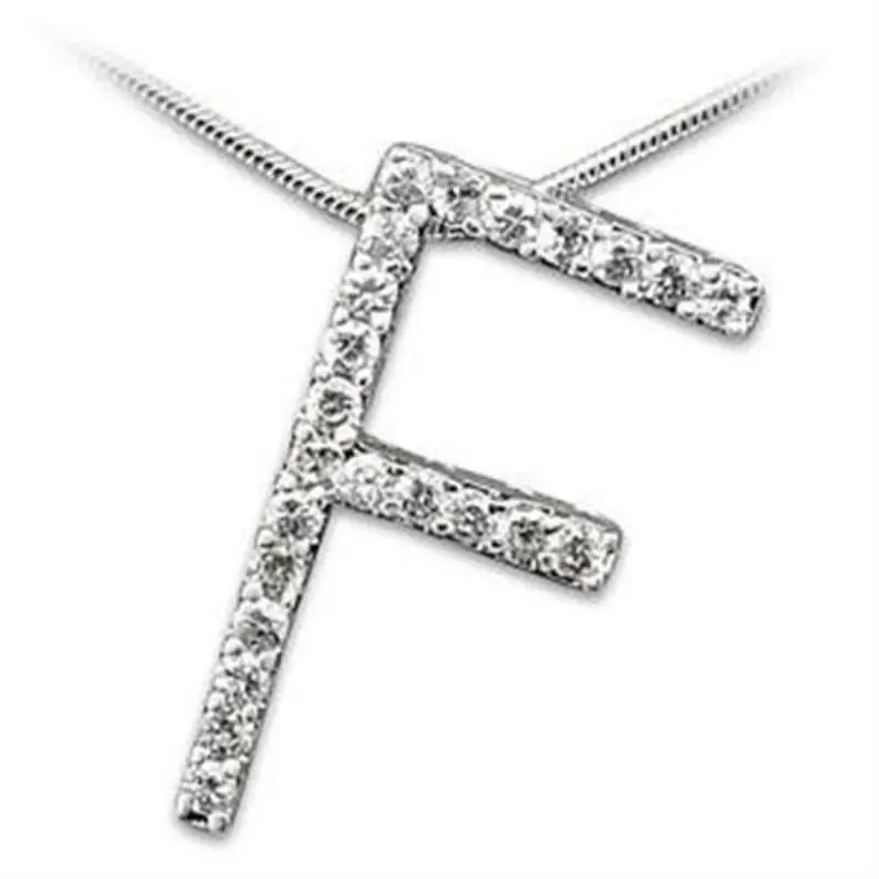 High-Polished 925 Sterling Silver Pendant With Aaa Grade Cz In Clear 1
