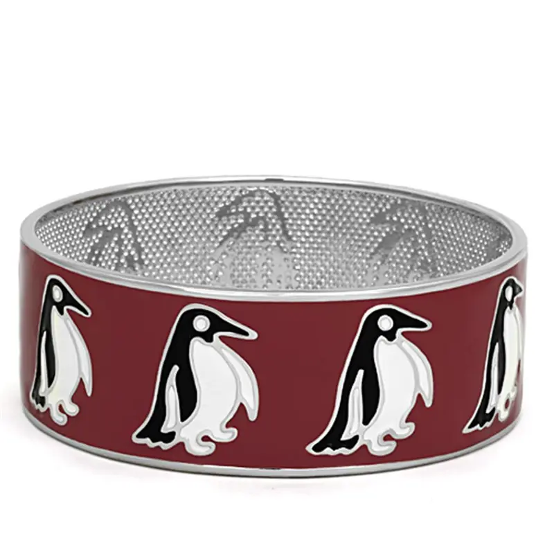 High Polished (No Plating) Stainless Steel Bangle With No Stone 1