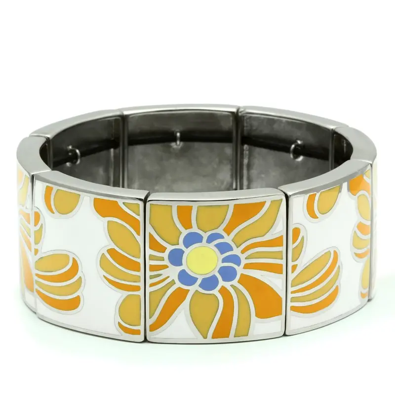High Polished (No Plating) Stainless Steel Bracelet With No Stone 1