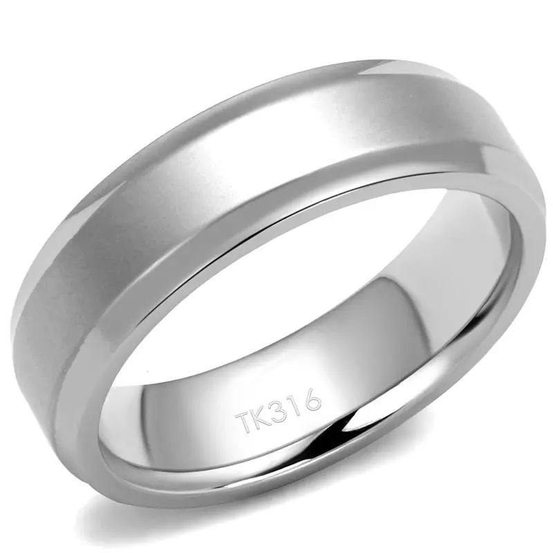 High Polished (No Plating) Stainless Steel Ring With No Stone 1