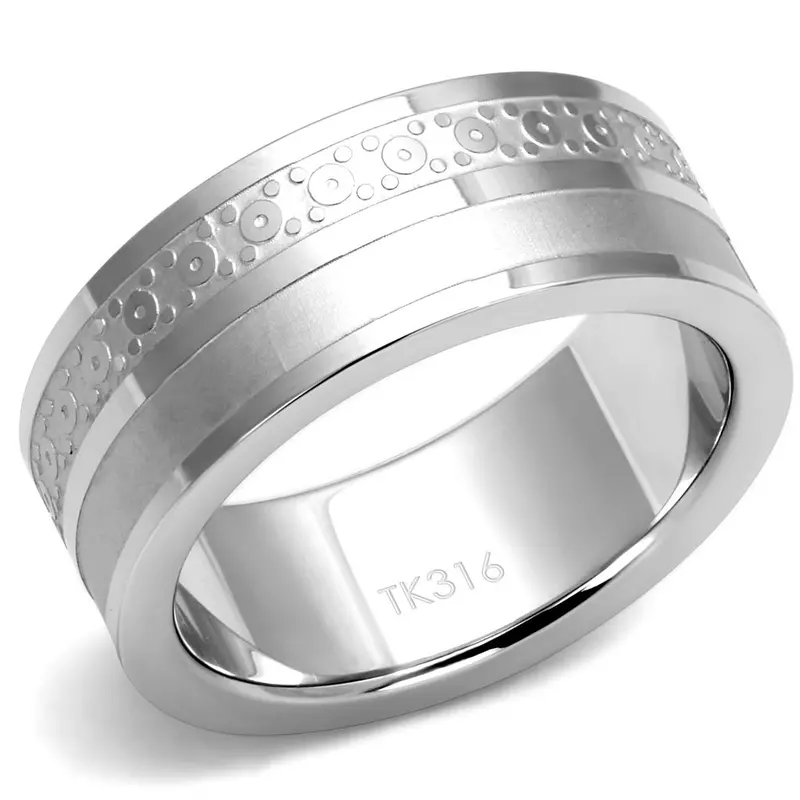 High Polished (No Plating) Stainless Steel Ring With No Stone 1
