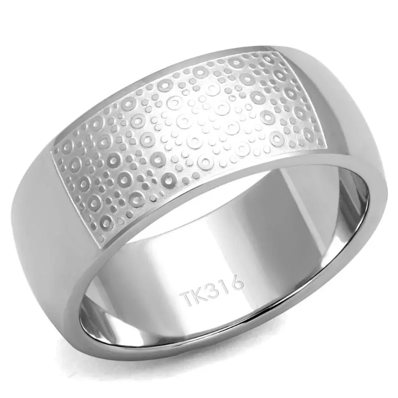 High Polished (No Plating) Stainless Steel Ring With No Stone 1