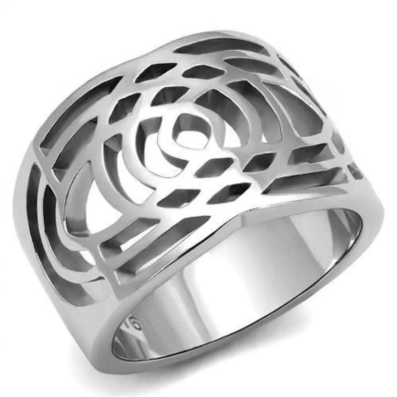 High Polished (No Plating) Stainless Steel Ring With No Stone 1