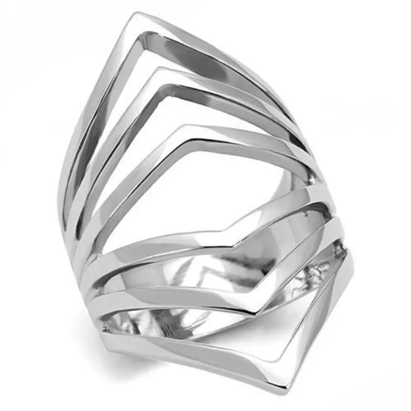 High Polished (No Plating) Stainless Steel Ring With No Stone 1