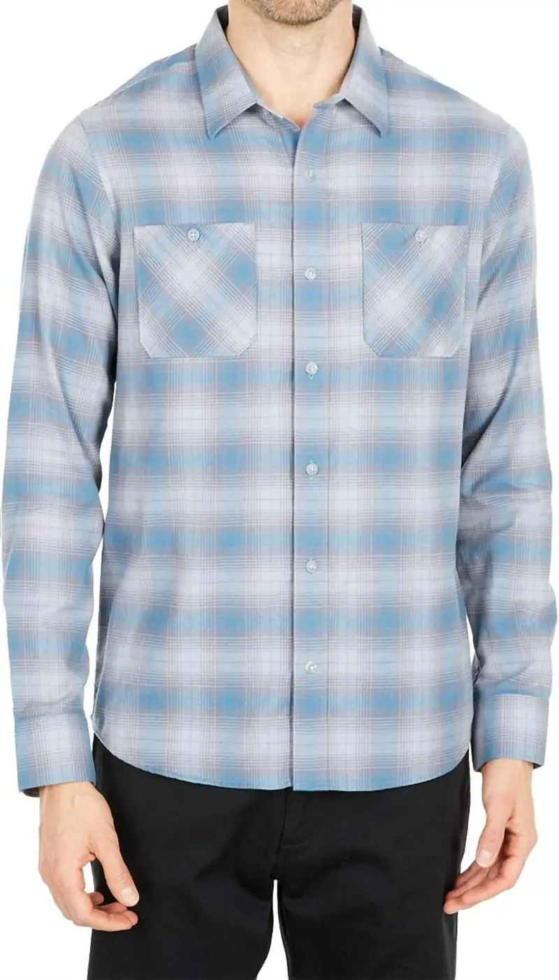 High Stakes Button Down Shirt In Quiet Shade 1