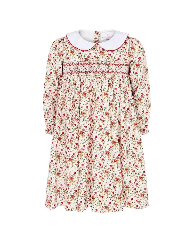 Holly Hastie Princess Darcey Hand Smocked Floral Party Dress 1