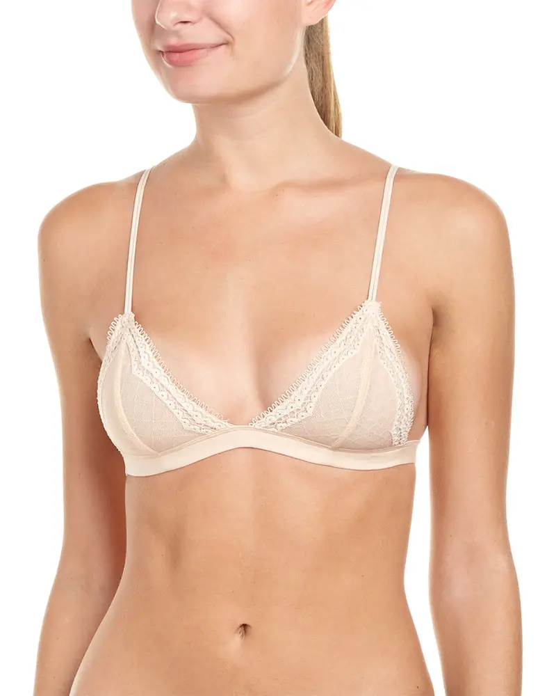 Honeydew Eyelash Triangle Bralette 1