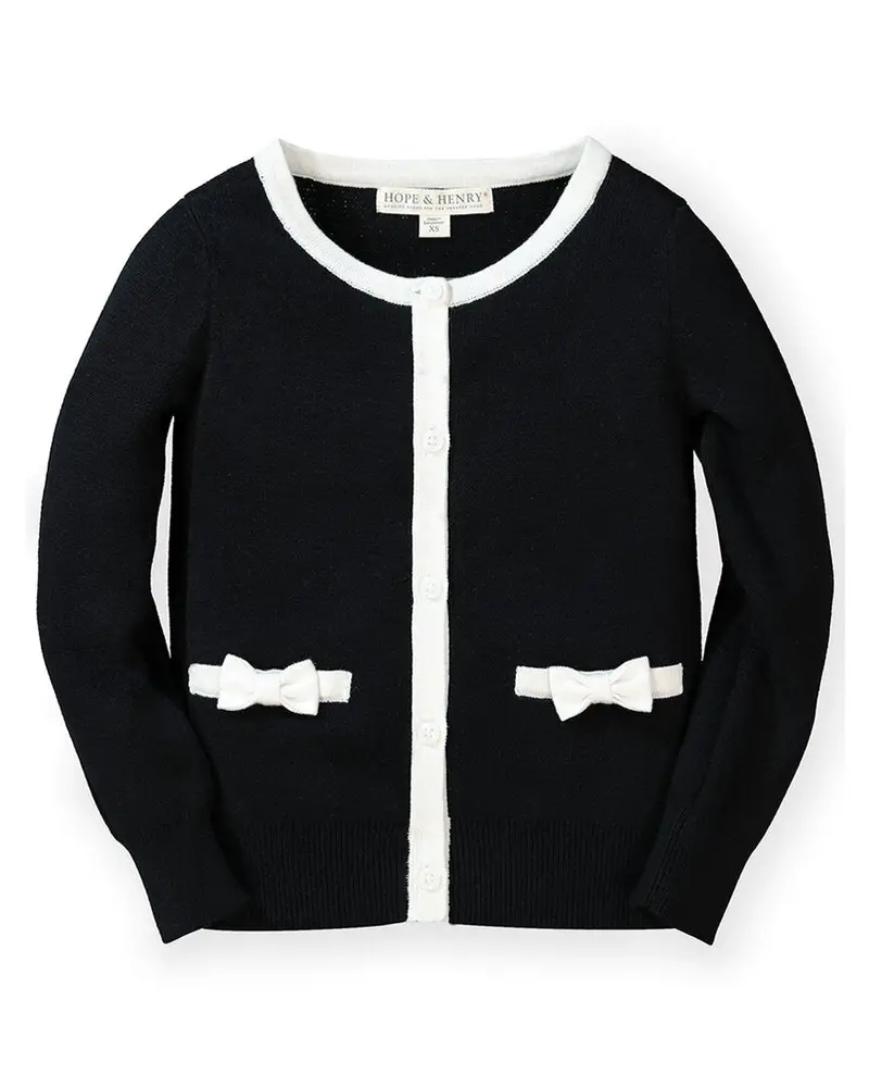 Hope & Henry Bow Pocket Cardigan 1