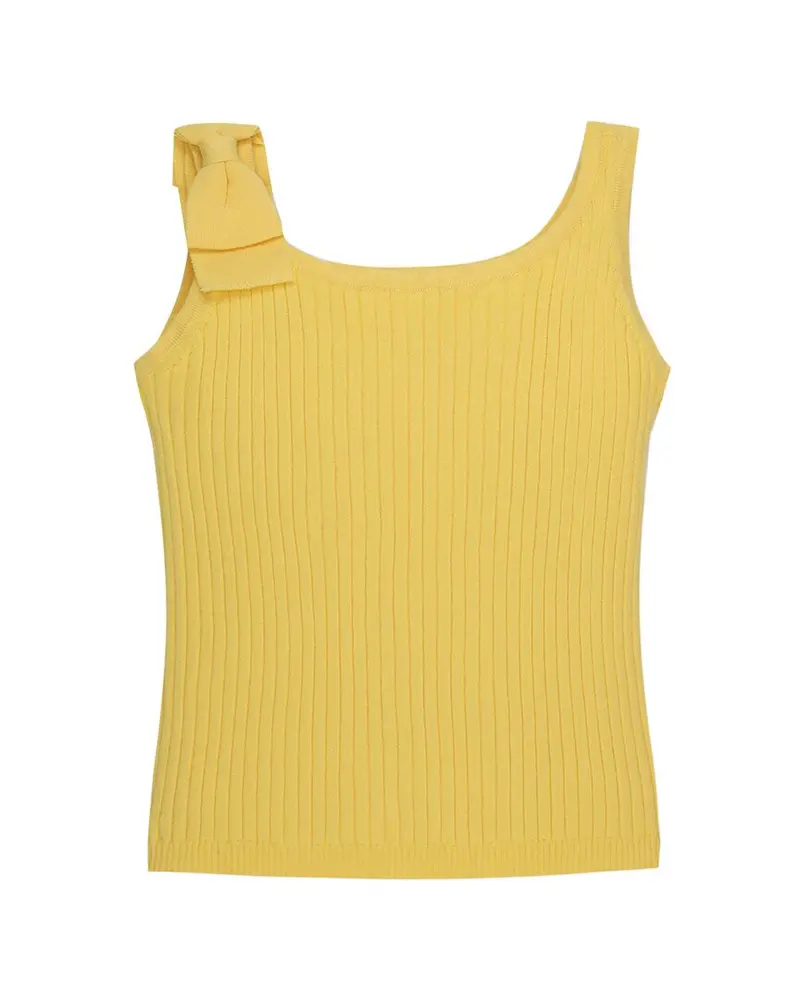 Hope & Henry Bow Shoulder Sweater Tank 1