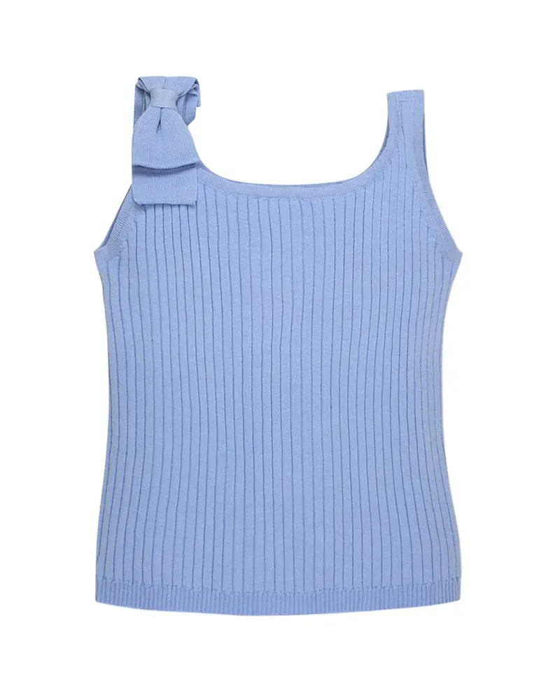 Hope & Henry Bow Shoulder Sweater Tank 1