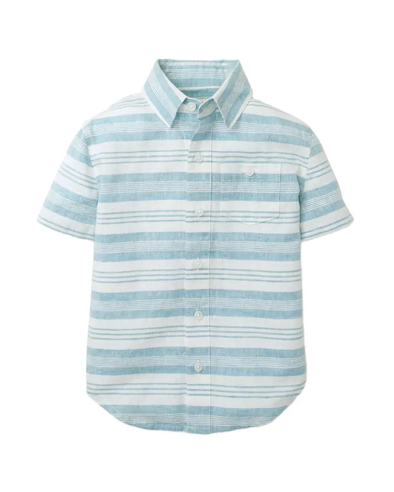 Hope & Henry Linen Short Sleeve Shirt 1