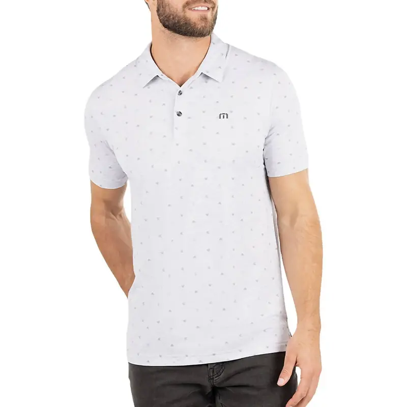 Hot Chili Polo Shirt In Heather Light Gray 1