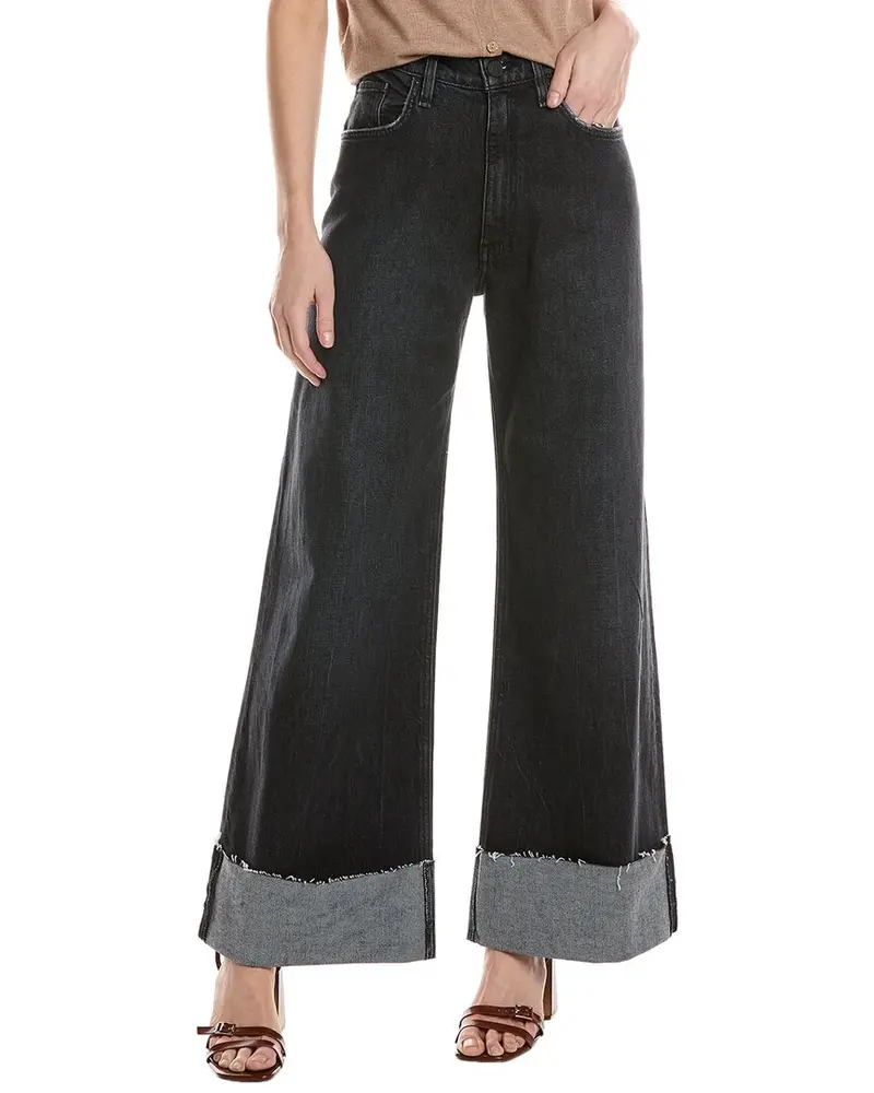 Hudson Jeans Jodie Milano Noir Wide Leg Jean 1