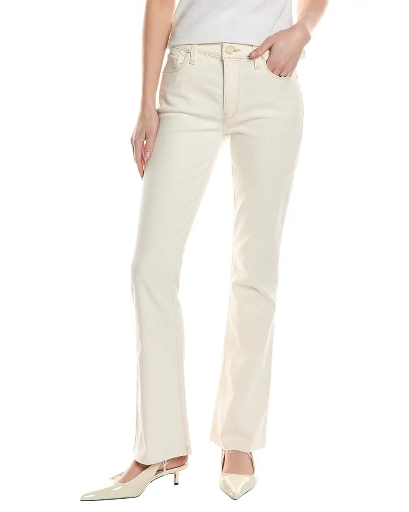 Hudson Jeans Nico Mid-Rise Ecru Bootcut Jean 1