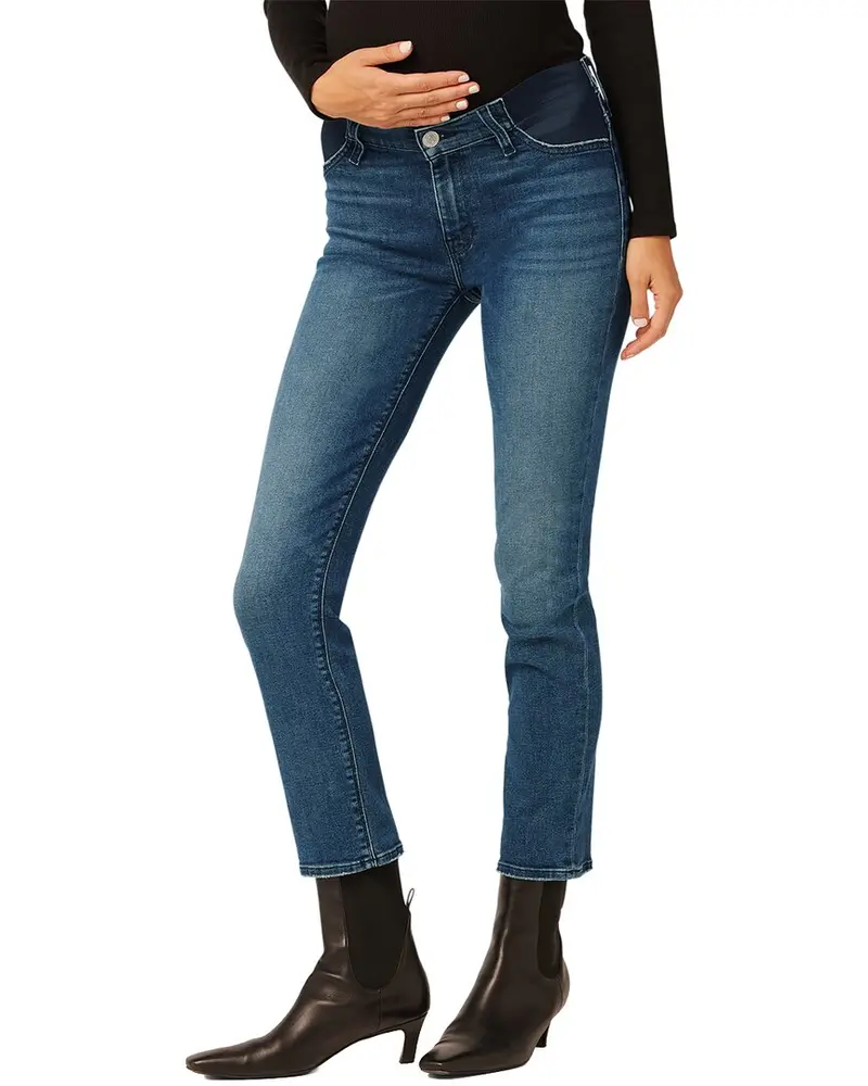 Hudson Jeans Nico Mid-Rise Straight Ankle (Maternity) Head Over Heels Maternity 1