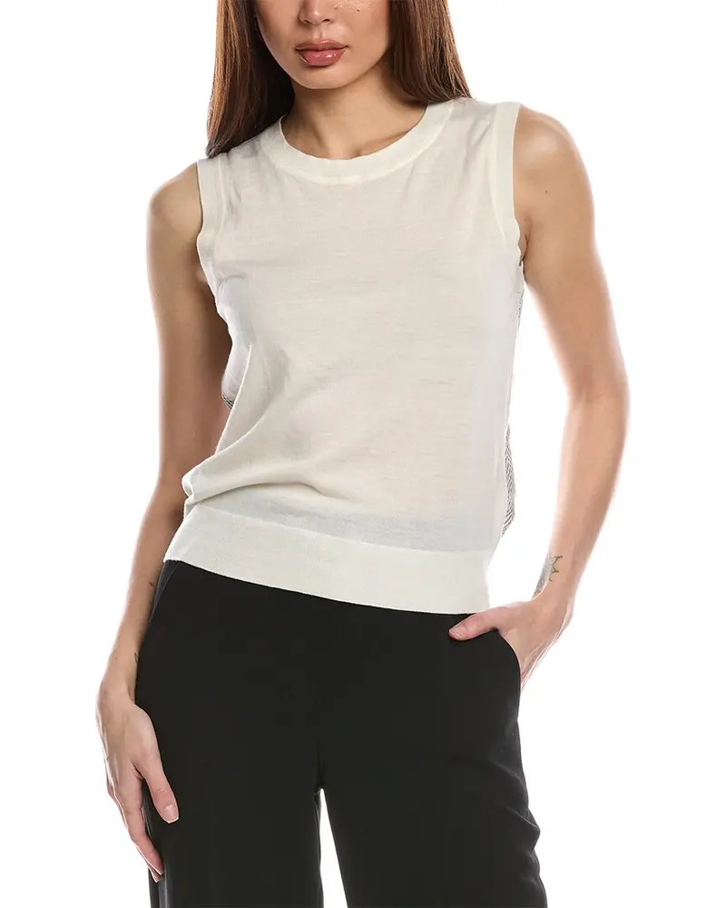 Hugo Boss Flatina Silk-Blend Wool Sweater 1