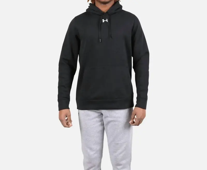 Hustle Fleece Hoodie In Black 1