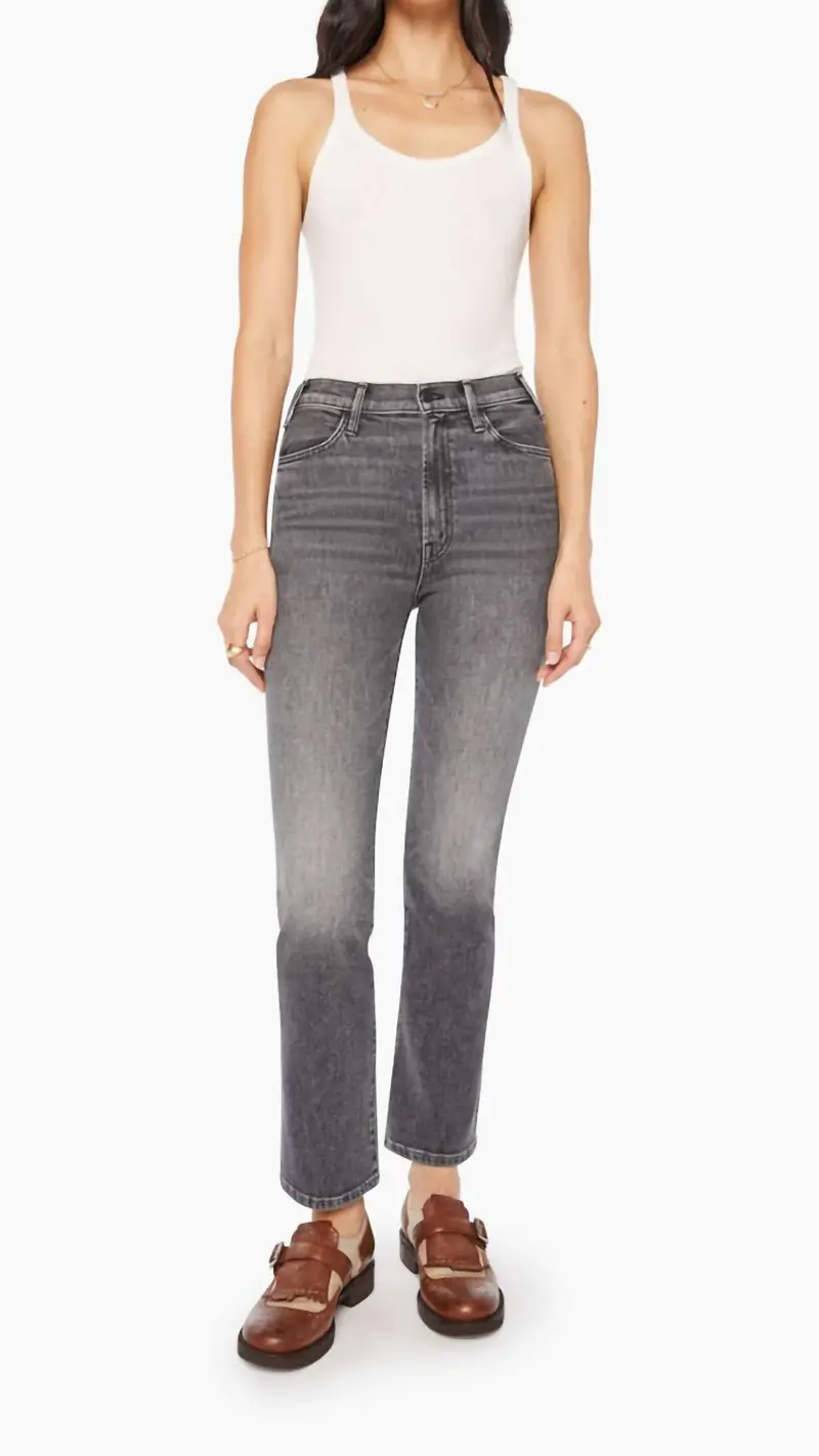 Hustler Flood High-Rise Flare Jean In Under The Bleachers 1