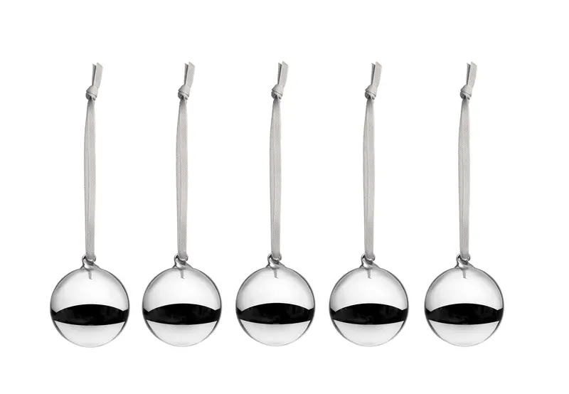 Iittala Glass Ball 40Mm Silver 5Set 1