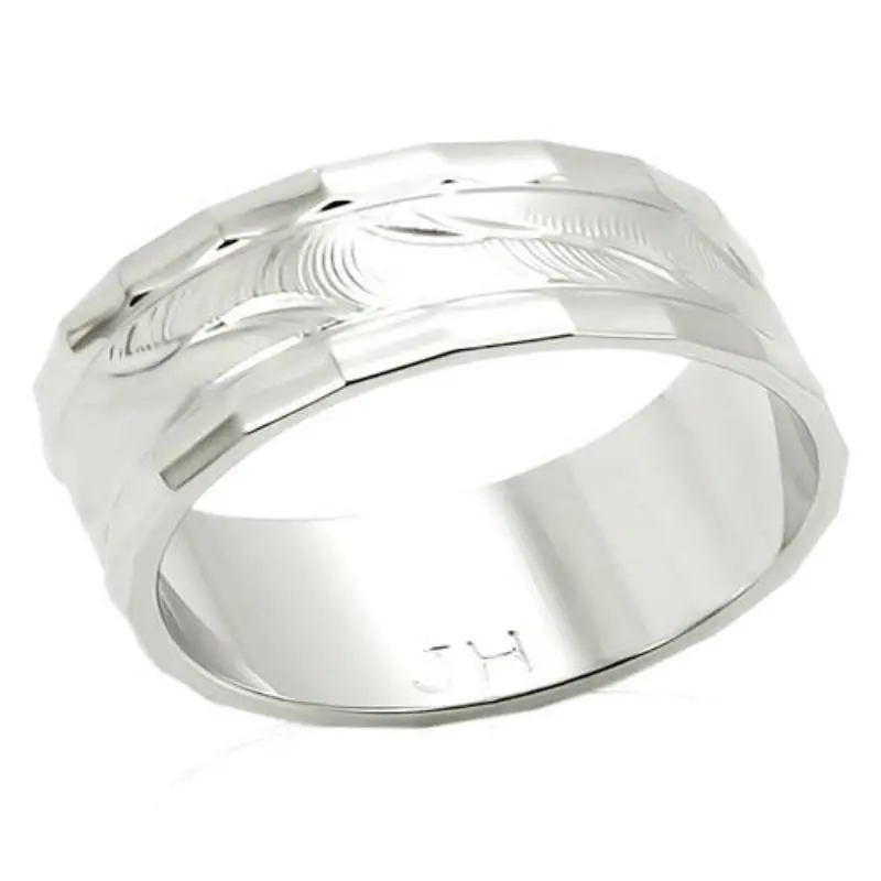 Imitation Rhodium Brass Ring With No Stone 1