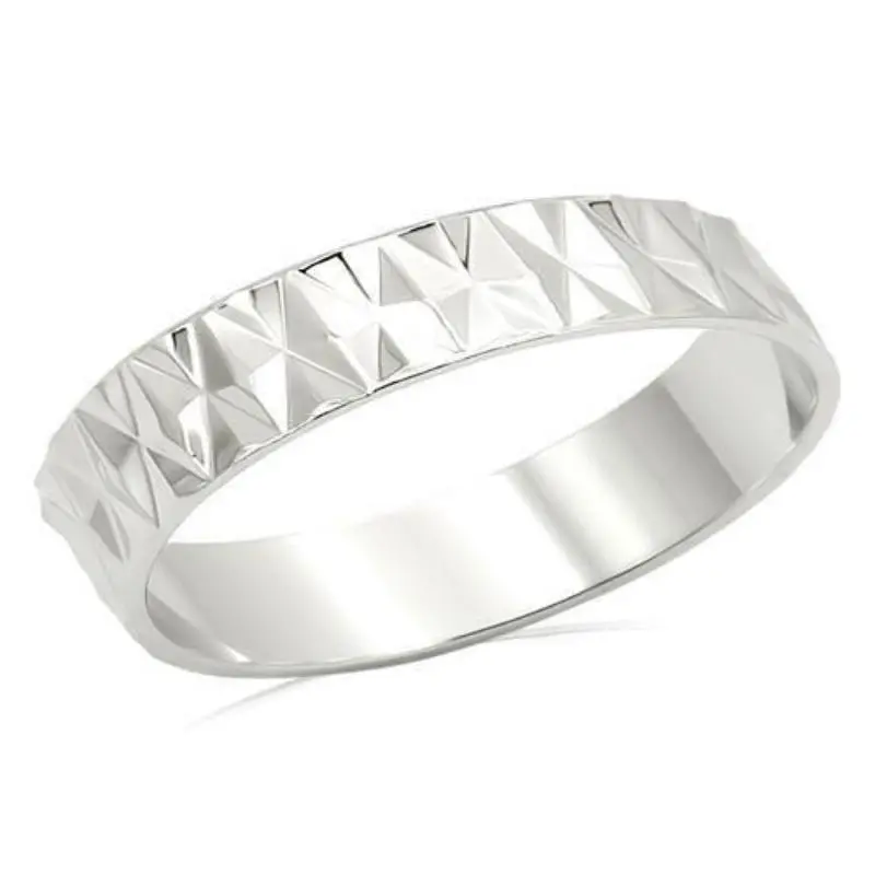 Imitation Rhodium Brass Ring With No Stone 1