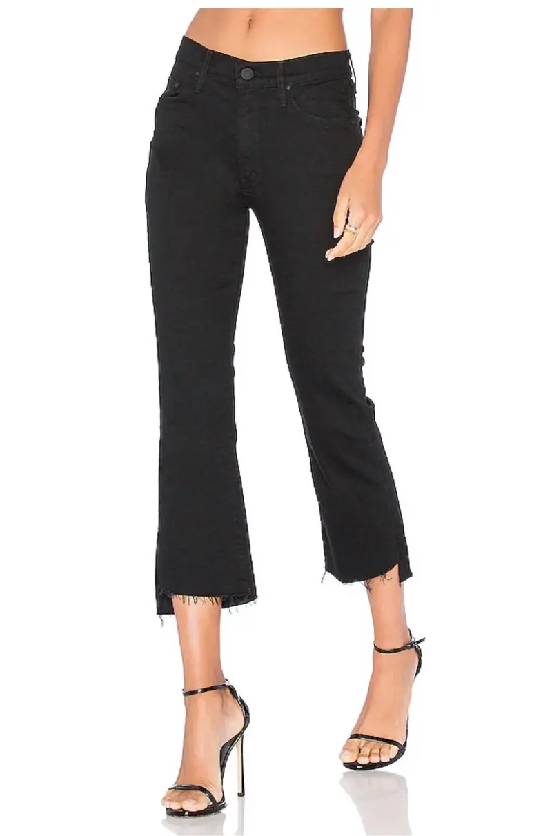 Insider Crop Step Fray Jeans In Not Guilty 1