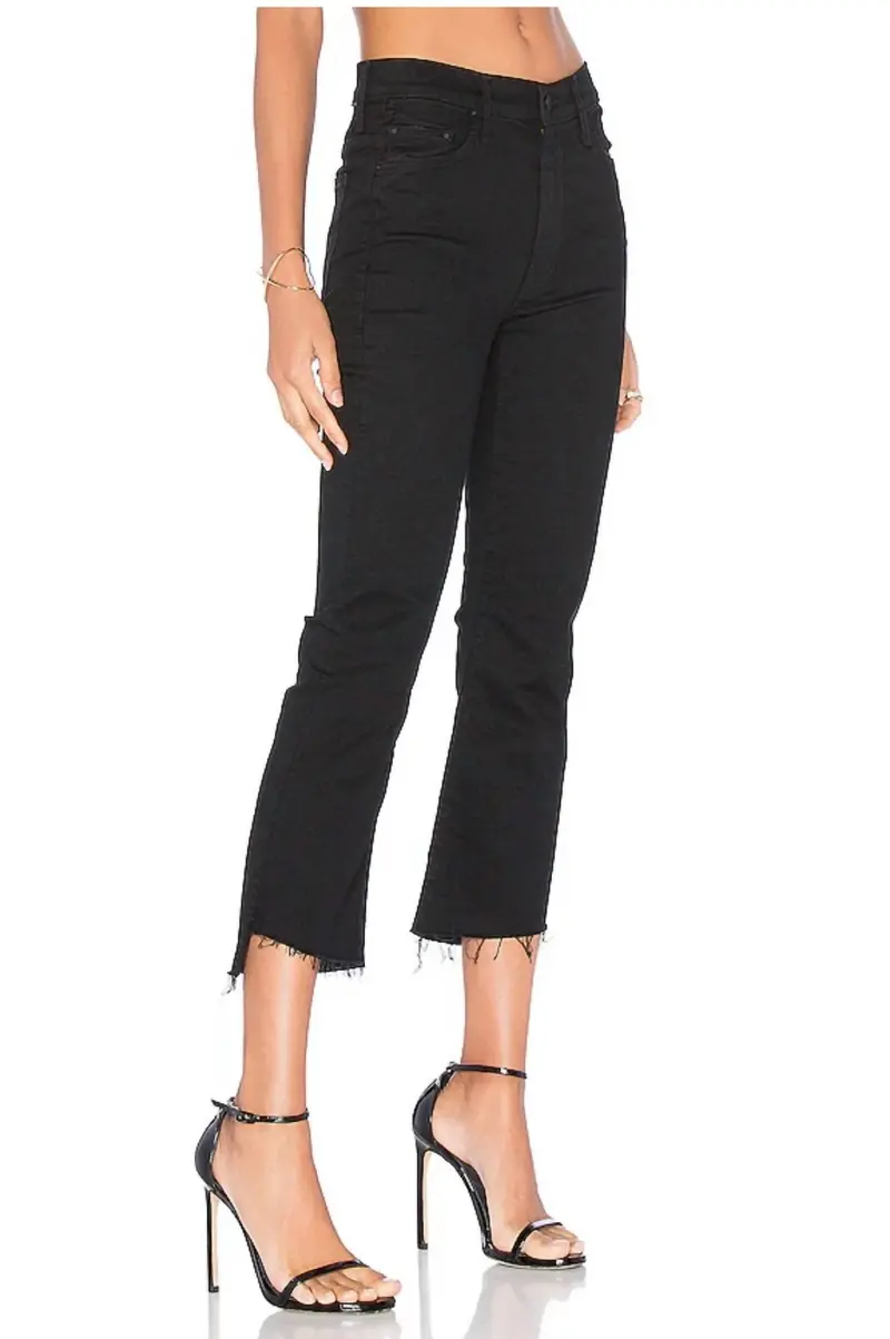 Insider Crop Step Fray Jeans In Not Guilty 2